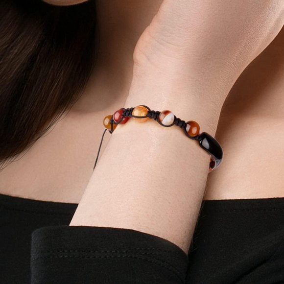 Onyx Beaded Bracelet 6Onyx Beaded Bracelet 6Onyx Beaded Bracelet 6Onyx Beaded B - Picture 8 of 8